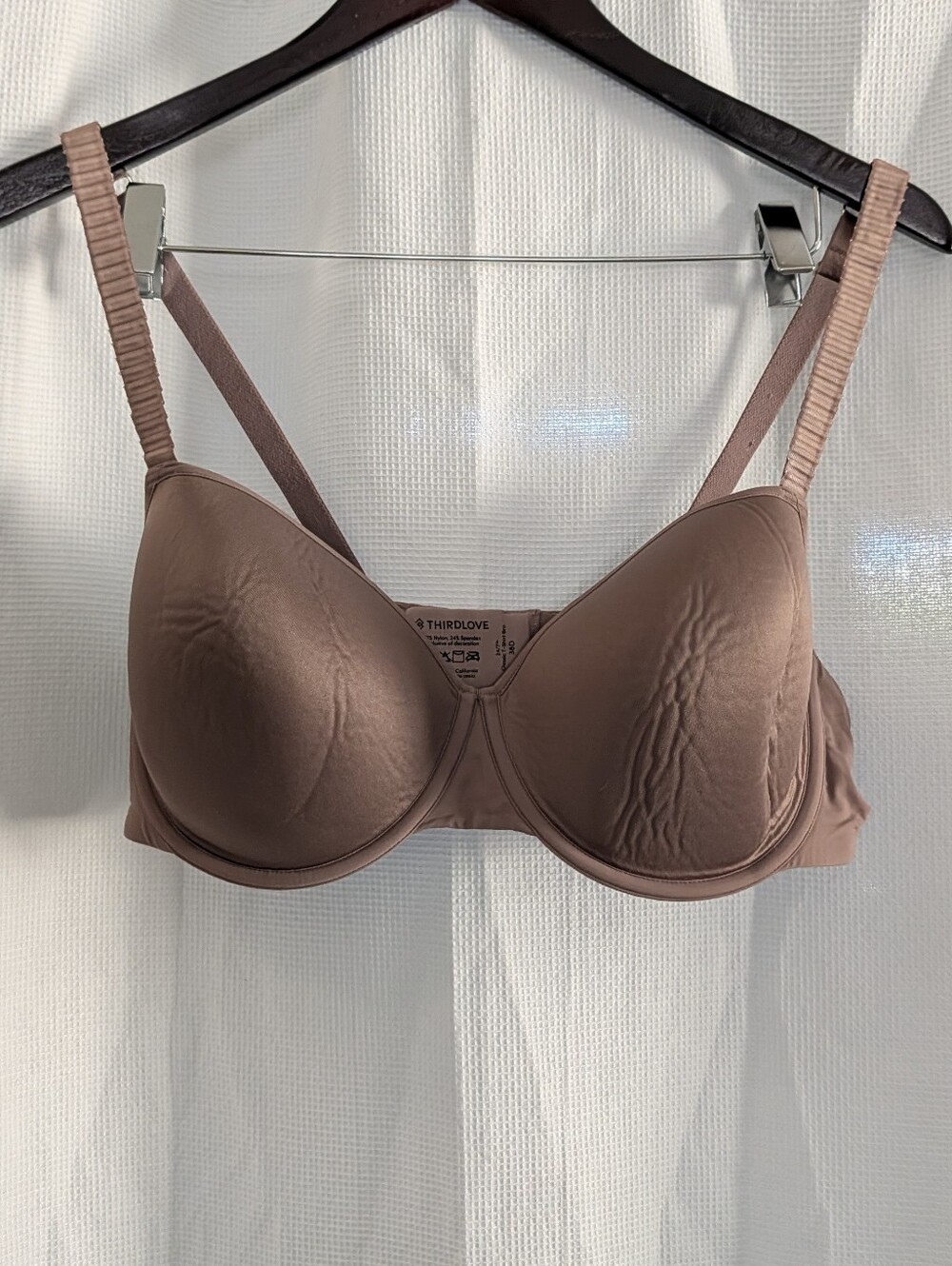 Third Love Classic Tee Shirt Bra In Mauve 38D